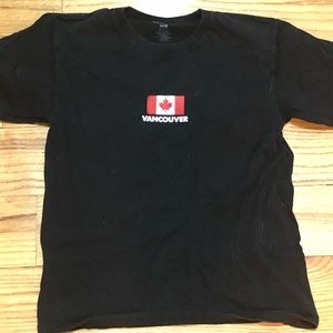 Snowcap Vancouver Black Short Sleeve Shirt Medium